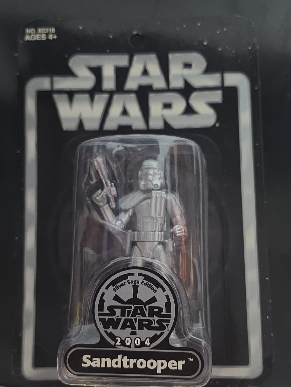 SDCC Comic Con 2004 STAR WARS SILVER SANDTROOPER Figure Exclusive